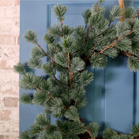 Premium Rounded Cedar Pine Wreath (60cm)