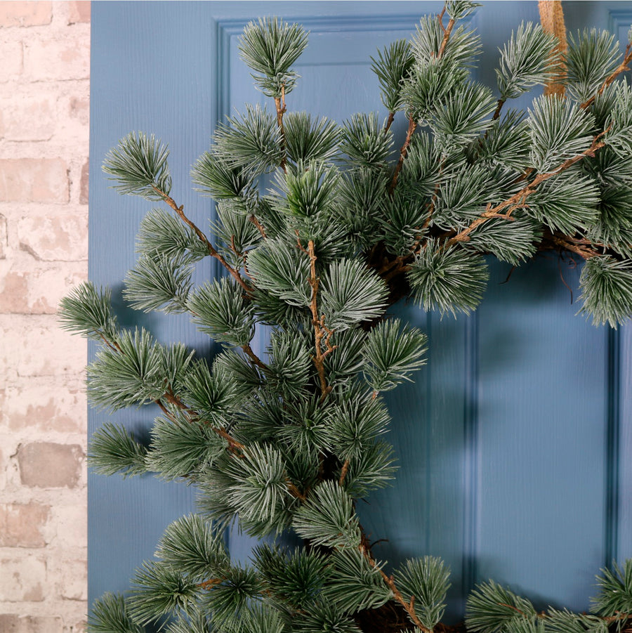 Premium Rounded Cedar Pine Wreath (60cm)