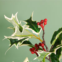 Winter Holly Spray Small
