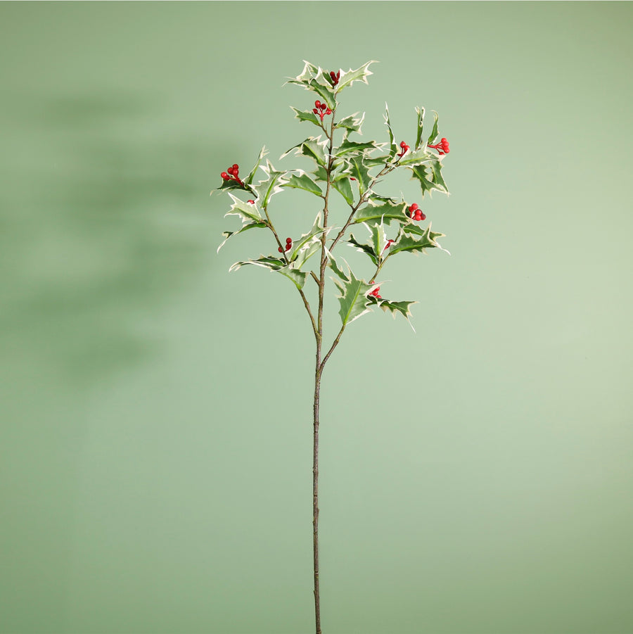 Winter Holly Spray Large