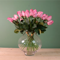 Real Touch Closed Rose Bud Bunch (9 Stems Per Bunch)