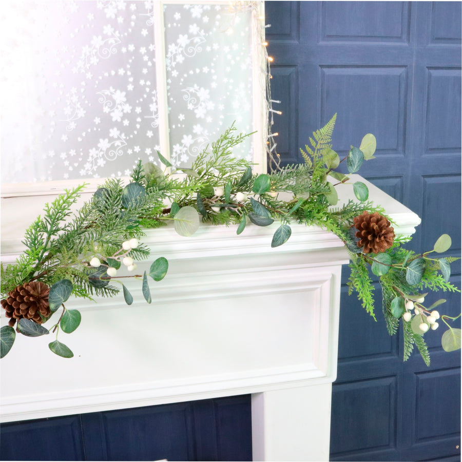 Winter Premium 1.5m Woodland Forest Garland No:04