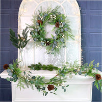 Winter Premium 65cm Woodland Forest Wreath No:04