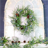 Winter Premium 65cm Woodland Forest Wreath No:04