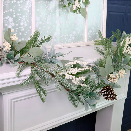 Winter Premium 1.5m Winter Whispers Garland No:03