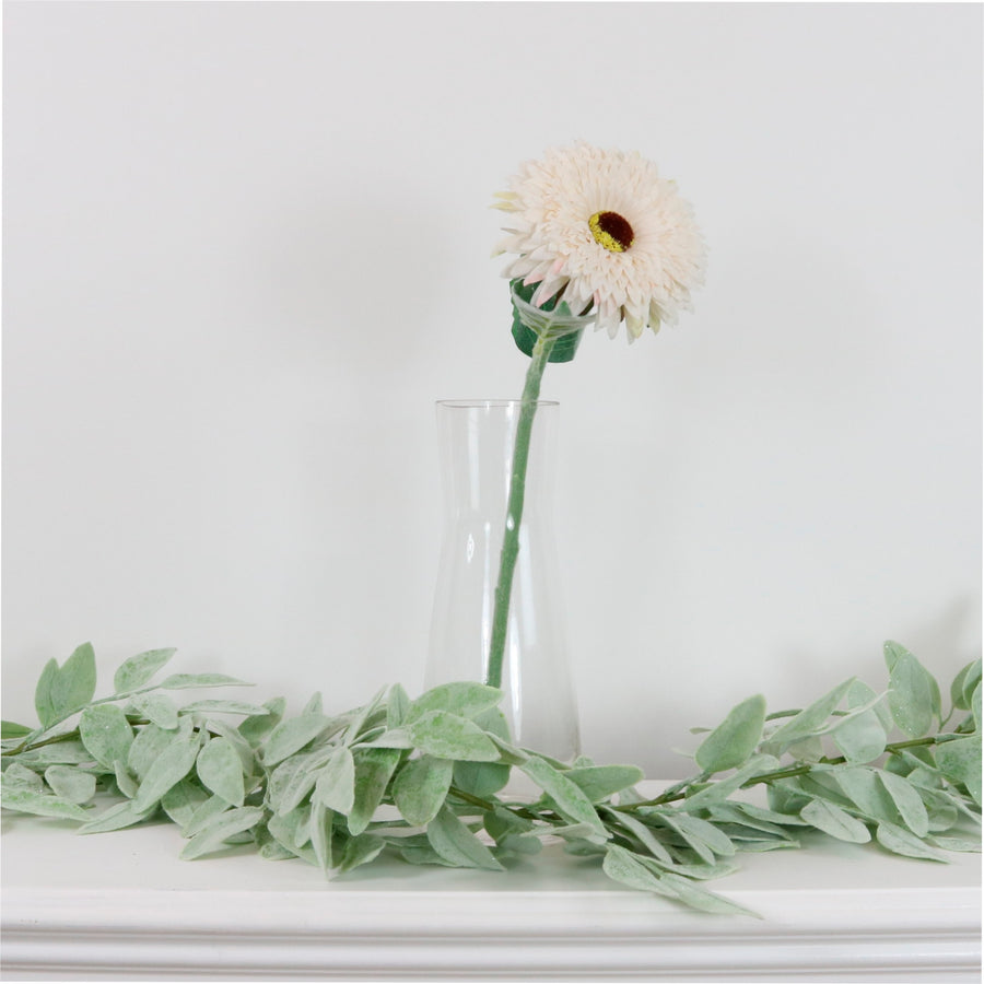 Dried Touch Flocked Gerbera