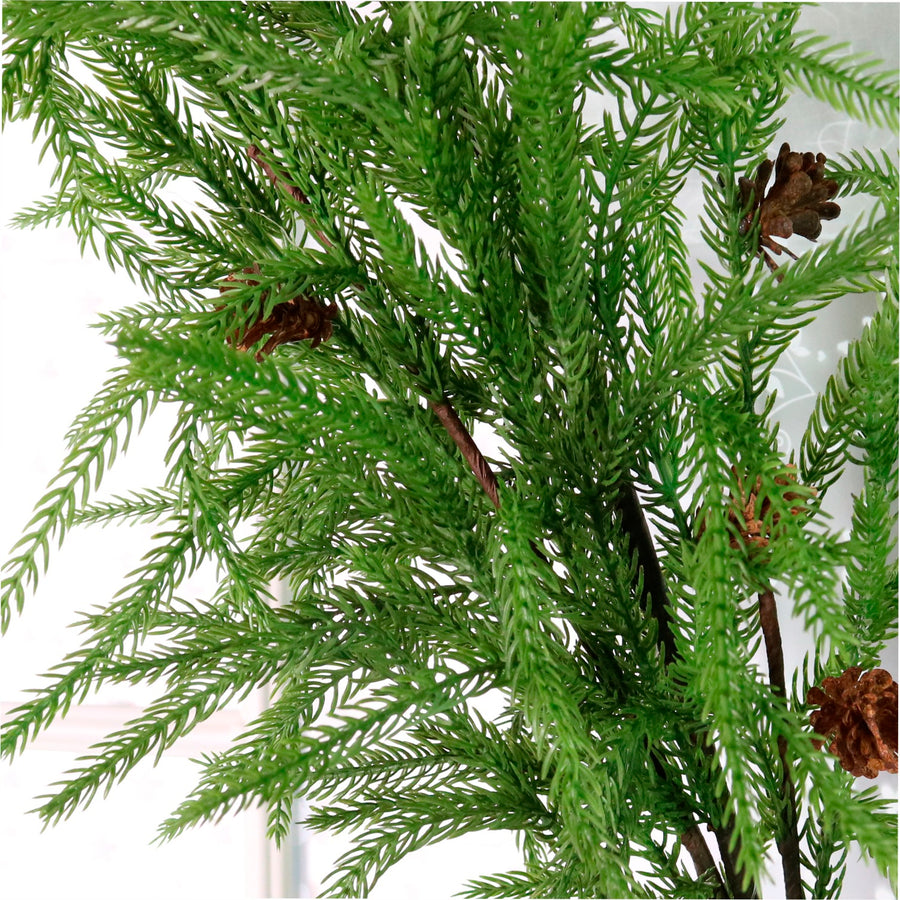 Real Touch Weeping Norfolk Pine Spray