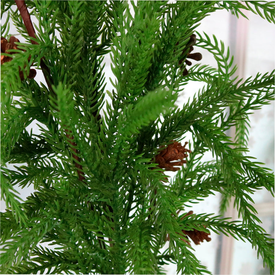 Real Touch Weeping Norfolk Pine Spray