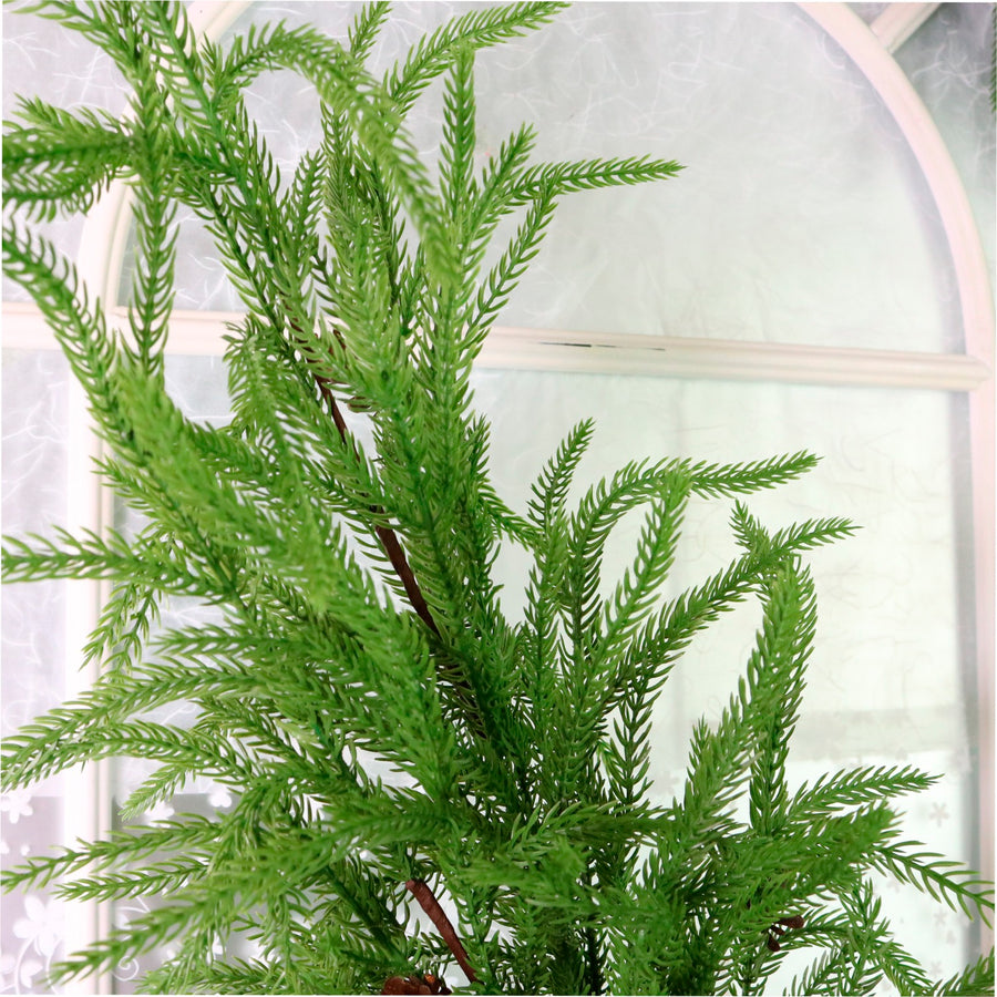Real Touch Weeping Norfolk Pine Spray