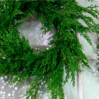 Real Touch Cedar Pine Wreath 50cm