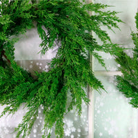 Real Touch Cedar Pine Wreath 50cm