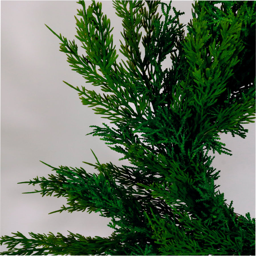 Real Touch Cedar Pine Wreath 62cm