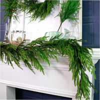 Real Touch Norfolk Pine Garland 158cm