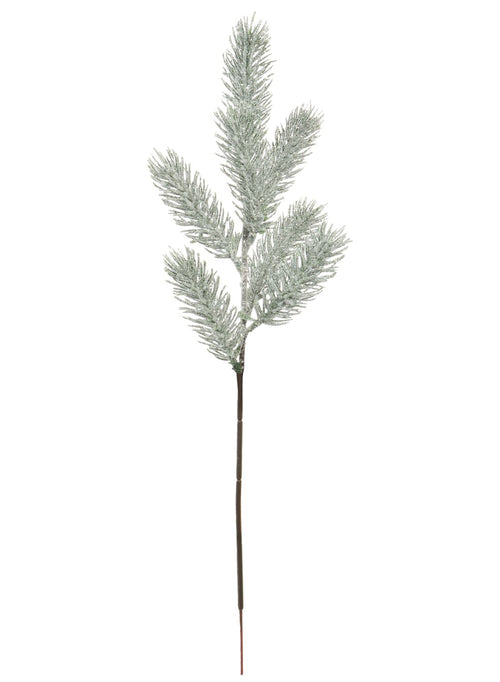Xmas Small Glittered Spruce Stem