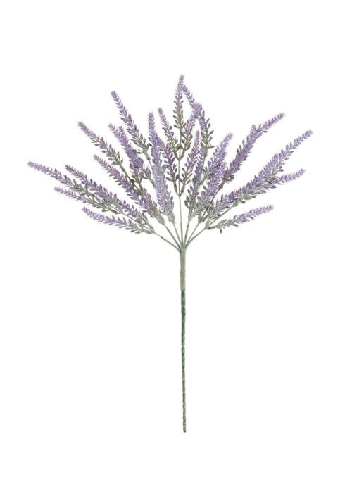Flocked Heather Spray