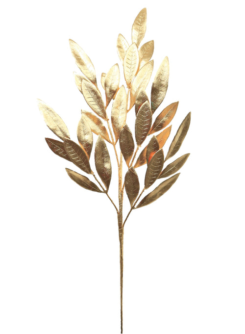 Plastic Chrome Laurel Spray