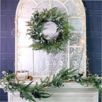 Winter Premium 1.5m Blue Mountain Garland No:01