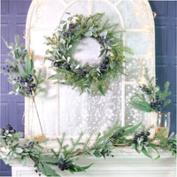 Winter Premium 1.5m Blue Mountain Garland No:01