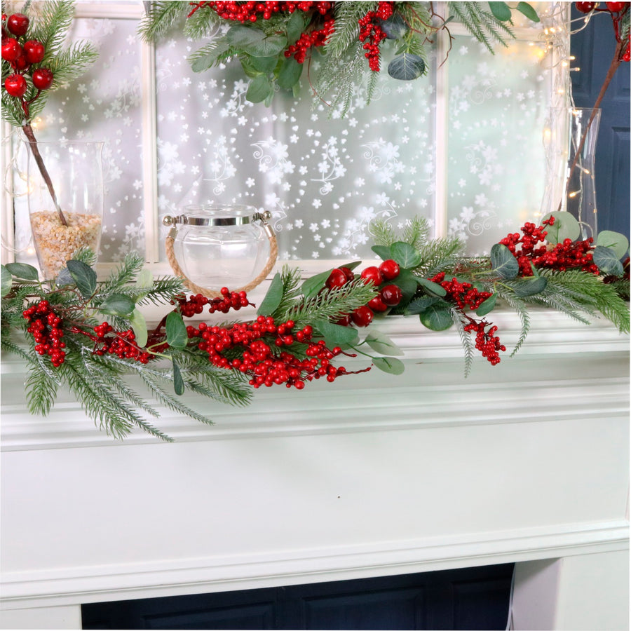 Winter Premium 1.5m Merry Berry Garland No:02