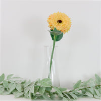 Dried Touch Flocked Gerbera