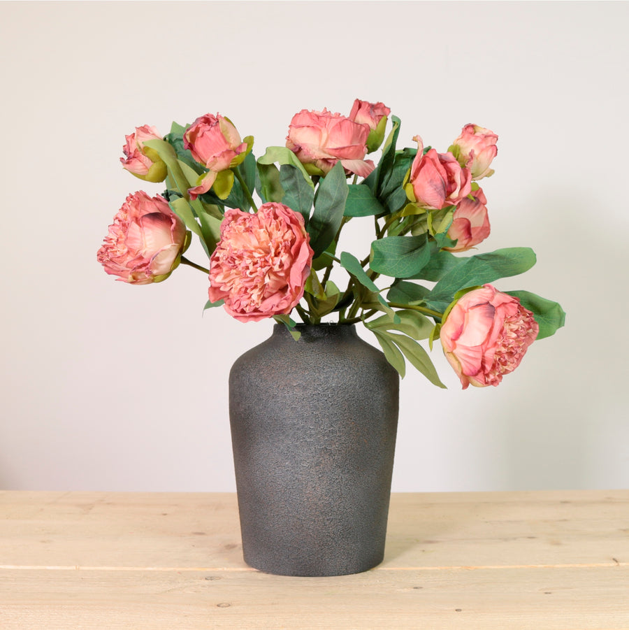 Dried Touch Ruffled Peony