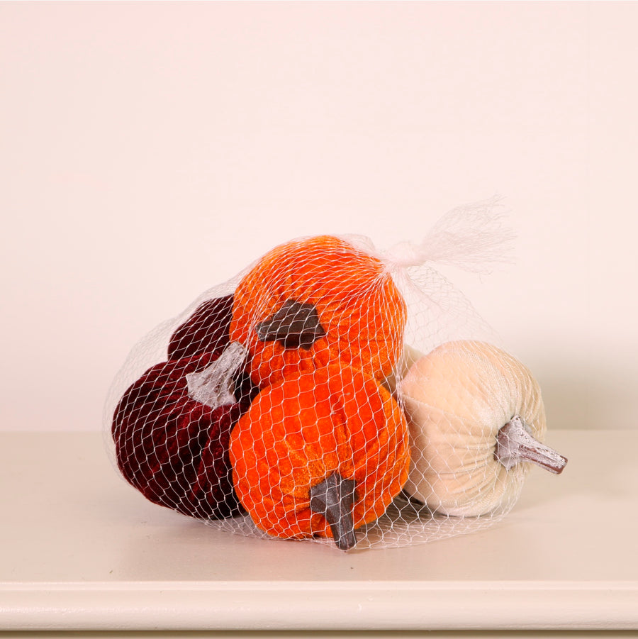Velvet Pumpkin Bag (medium)