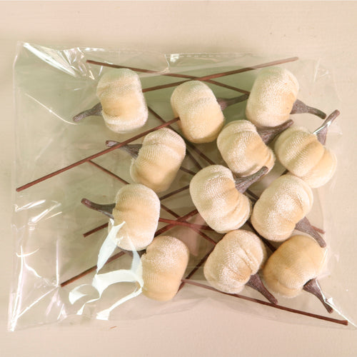 Craft Pic Mini Velvet Pumpkin (12 Per Pack)