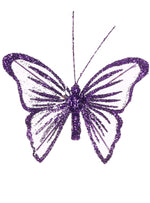 Fairy Glittered Butterflies (6 Butterflies Per Tray)