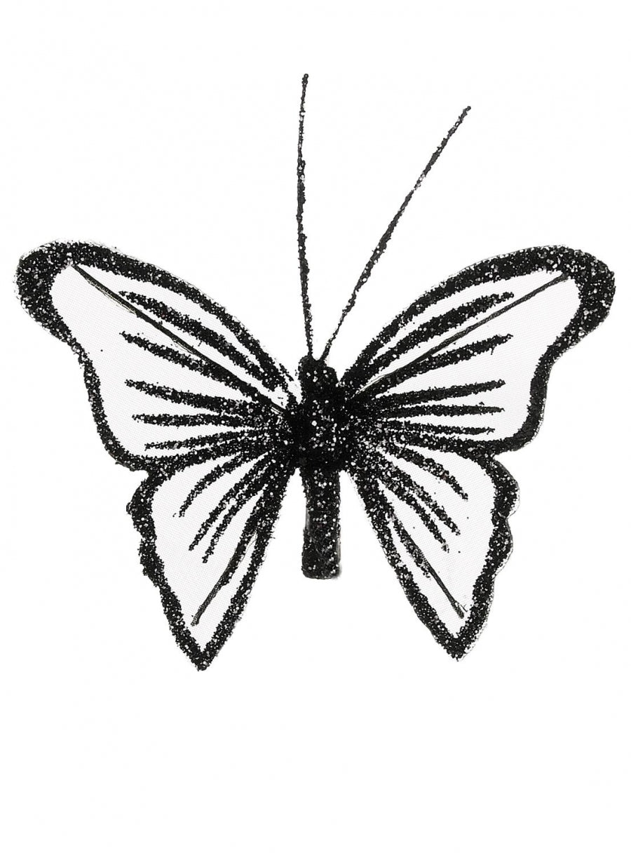 Fairy Glittered Butterflies (6 Butterflies Per Tray)