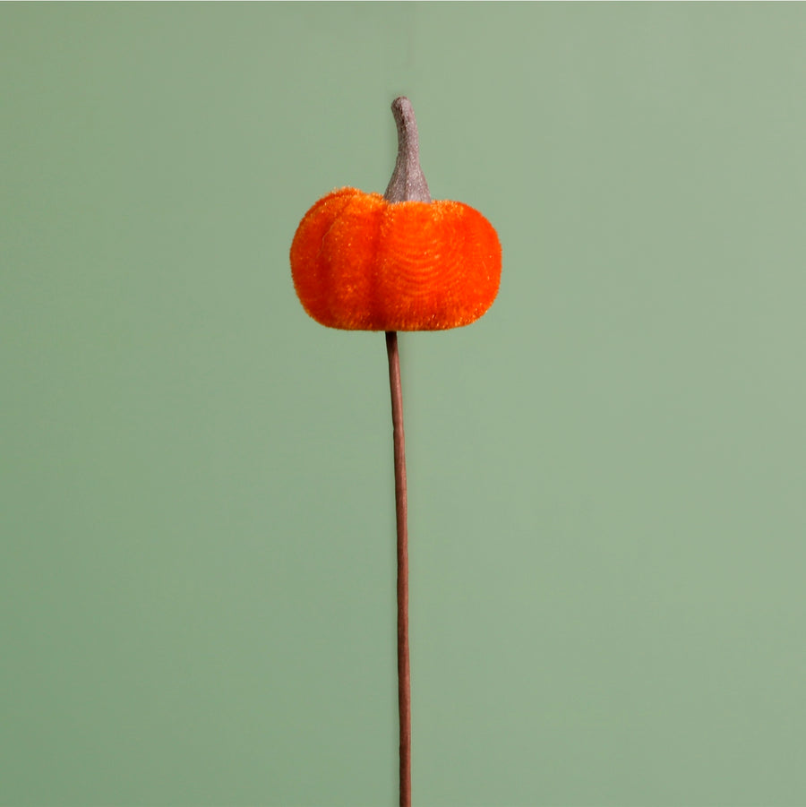 Craft Pic Mini Velvet Pumpkin (12 Per Pack)