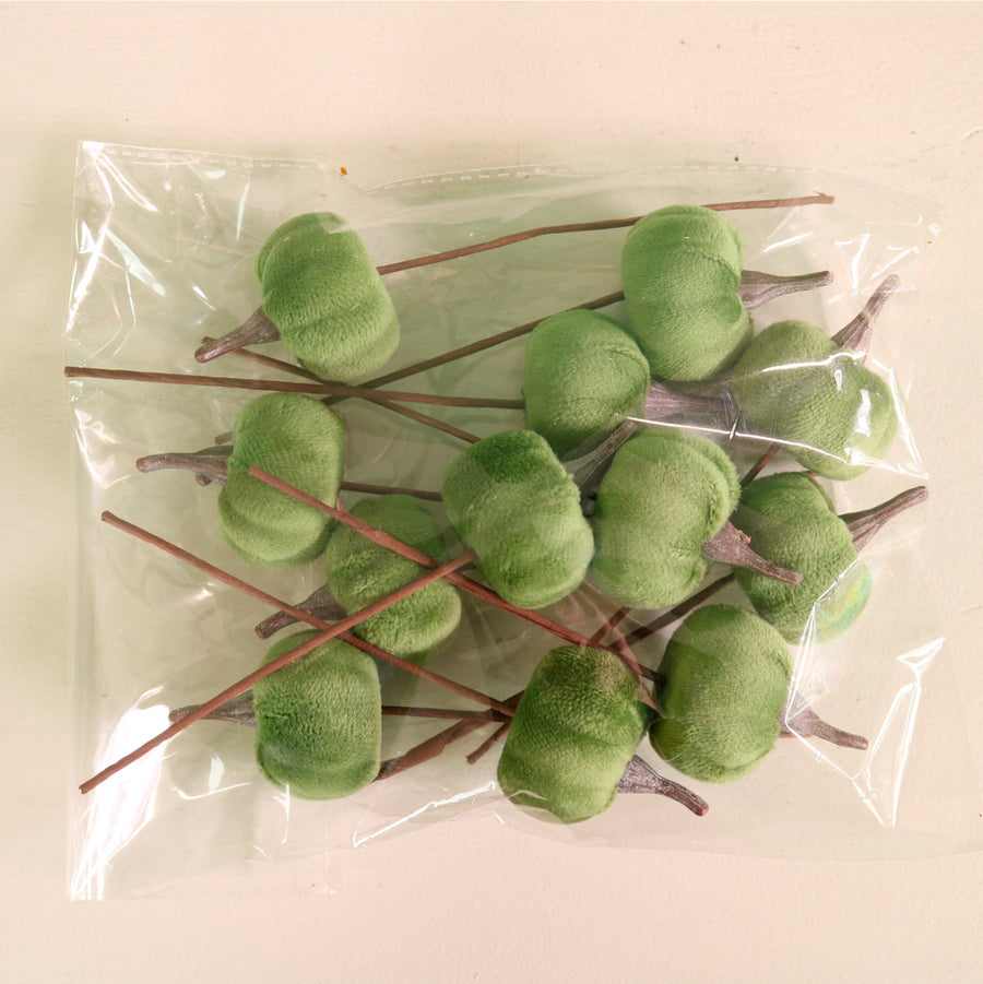 Craft Pic Mini Velvet Pumpkin (12 Per Pack)