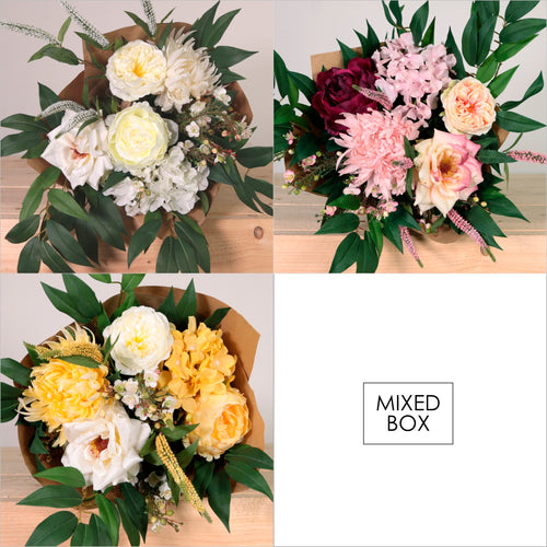 Secret Garden Open Top Bouquet (Mixed Box/3 Colours)
