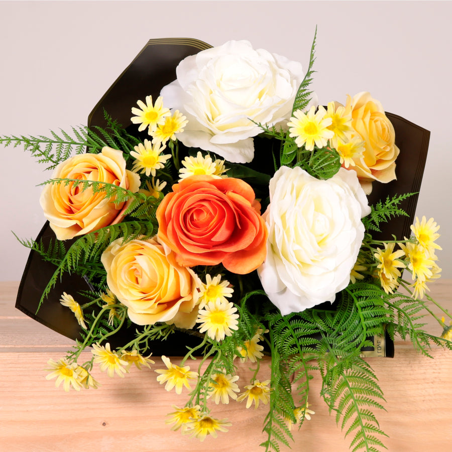 Rosy Wishes Open Top Bouquet (Mixed Box/ 2 Colours)