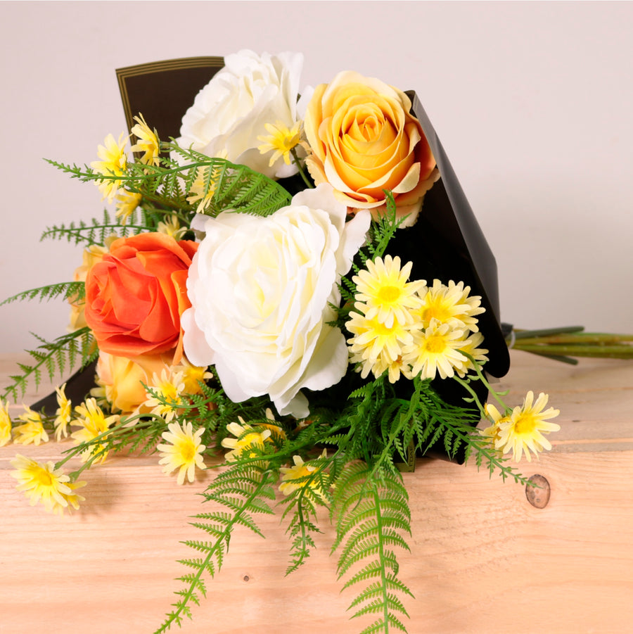 Rosy Wishes Open Top Bouquet (Mixed Box/ 2 Colours)