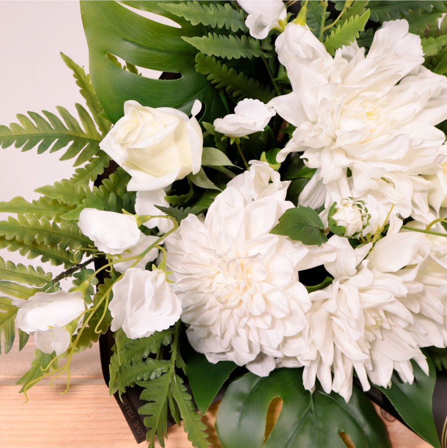 Real Touch Dreamy Darling Open Top Bouquet