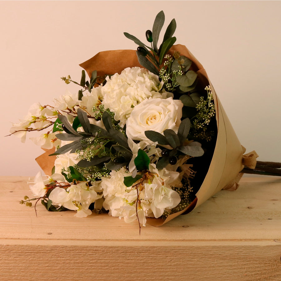 Large Luxury Ivory Cascade Bouquet