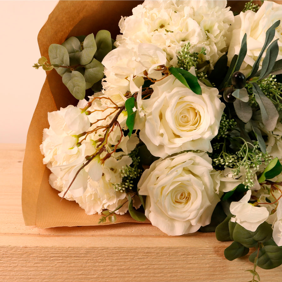 Large Luxury Ivory Cascade Bouquet