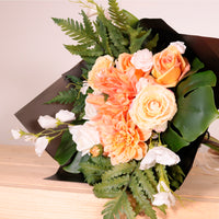 Sweet Peach Dreams Real Touch Open Top Bouquet