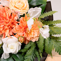 Sweet Peach Dreams Real Touch Open Top Bouquet