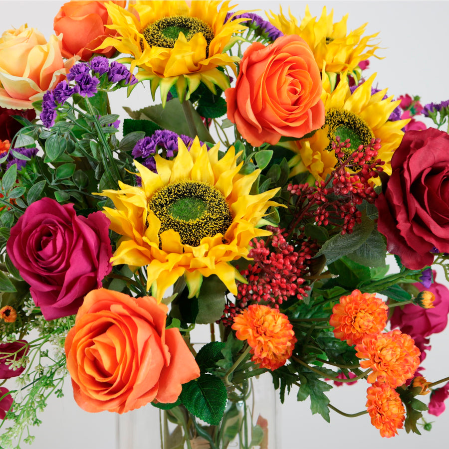 Rainbow Burst Open Top Bouquet
