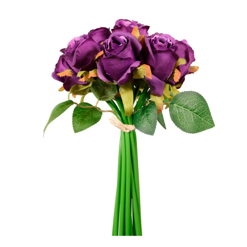 Lila Bud Rose Hand Tie (12x Stems)