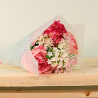 Open Top Ruffled Rose Mix
