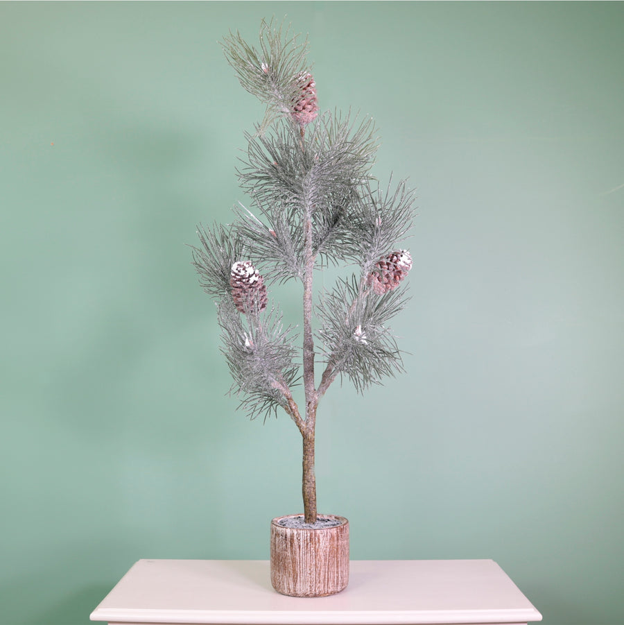 Winter Frostwhisper Needle Pine Tree (95cm)