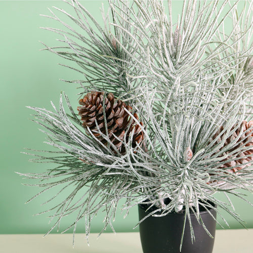Winter Frostwhisper Mini Needle Pine Tree (36cm)