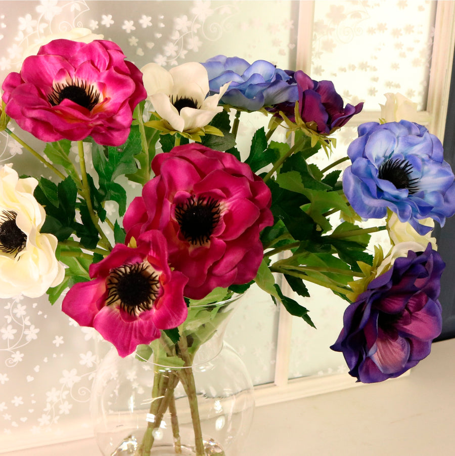 Anemone Arrangement in Darcy Vase