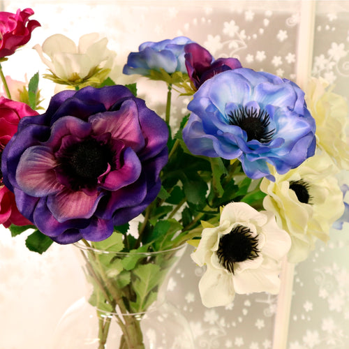 Anemone Arrangement in Darcy Vase