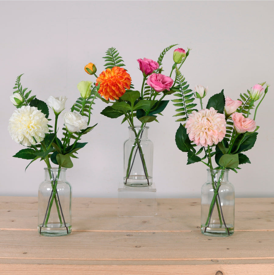 Dahlia Garden Arrangement Mixed (Quantity 9/ 3 Colours)