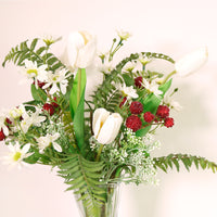 Tulip & Raspberry Arrangement