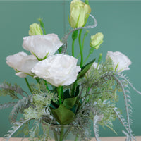 Lisianthus & Fern Arrangement