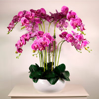 Lavish Faux Orchid Arrangement No:2 Mauveline